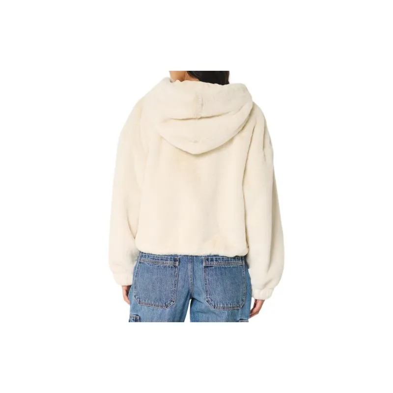 Hollister Velvet-feel Coat Women's-5