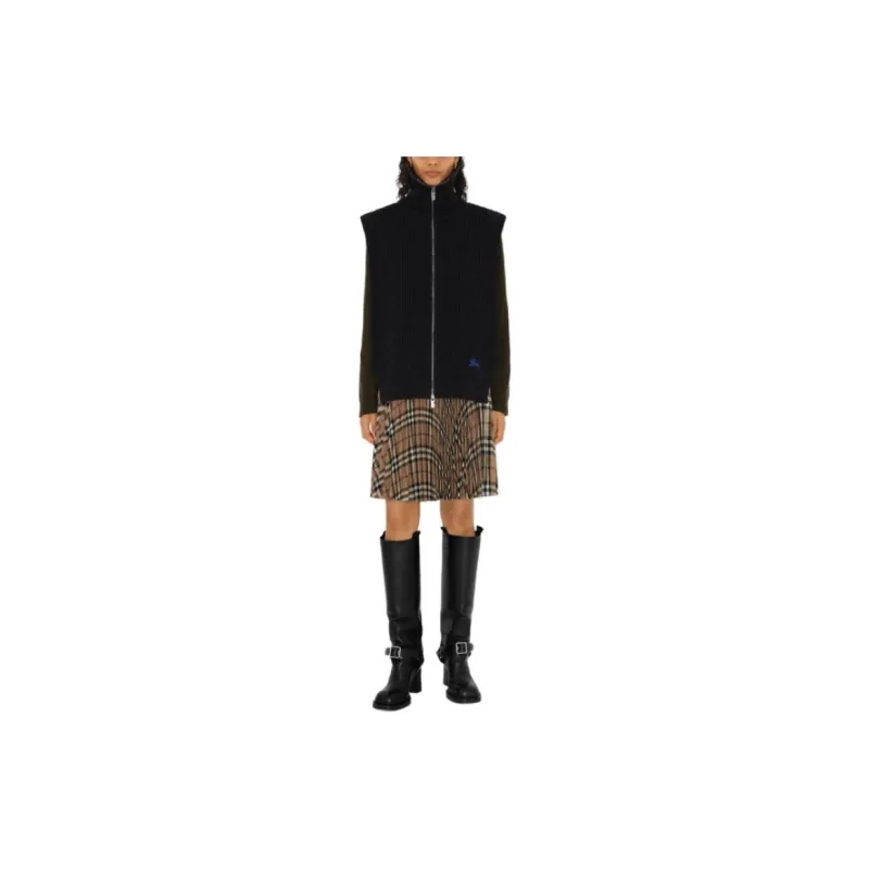 Burberry Zip up Cashmere Cape-1