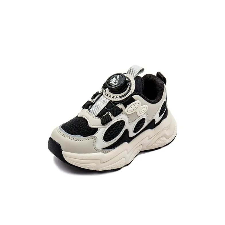 KAPPA KIDS Slip-Resistant Breathable Casual Shoes Beige Black Kids'-2