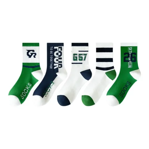 ROBINHOOD Mid Calf Socks Men's 5 Pack