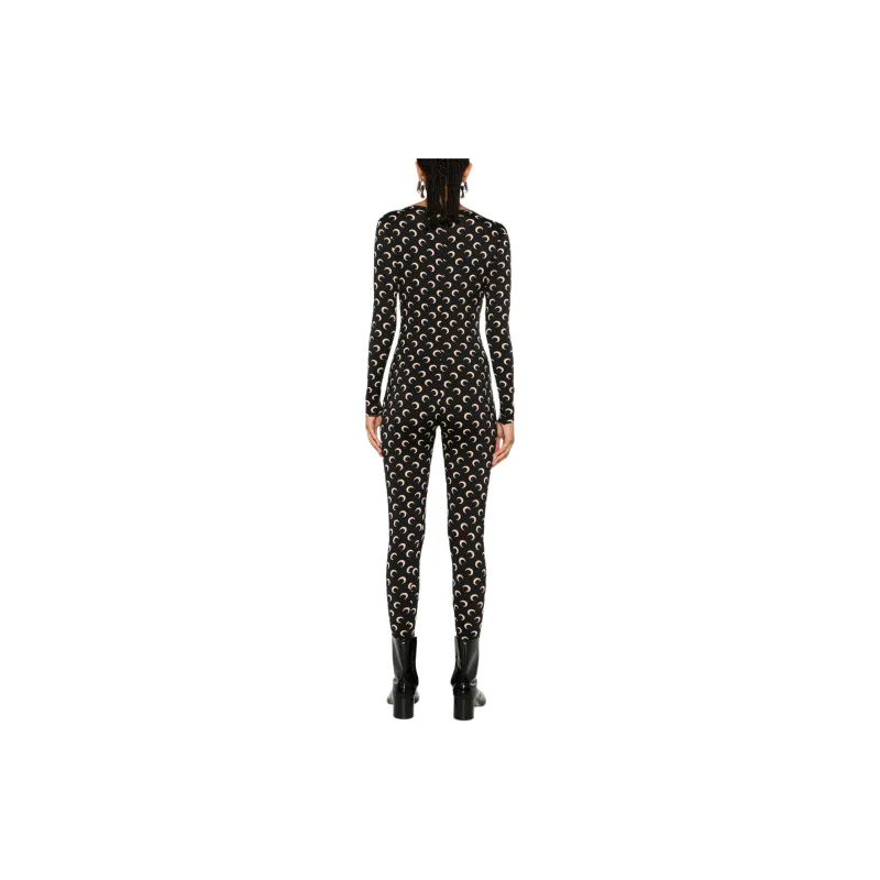 Marine Serre Crescent Moon print Jumpsuit-2