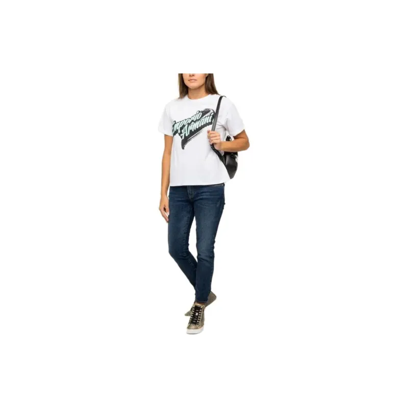 EMPORIO ARMANI T Shirts Women's White-1
