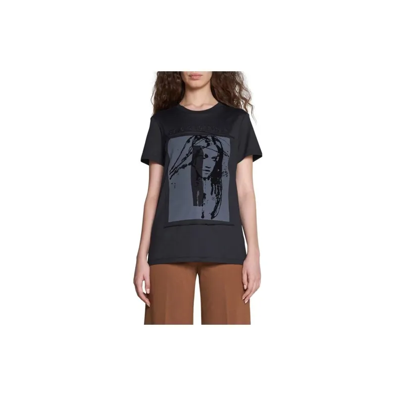 MaxMara T Shirts Women's Black-2