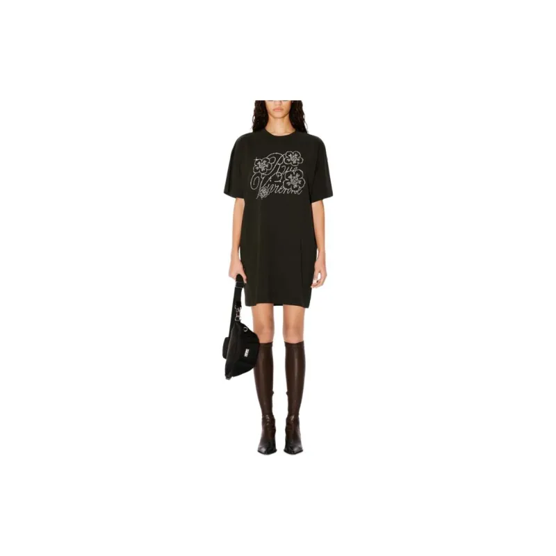 KENZO Embellished Crewneck T Shirt Dress-2
