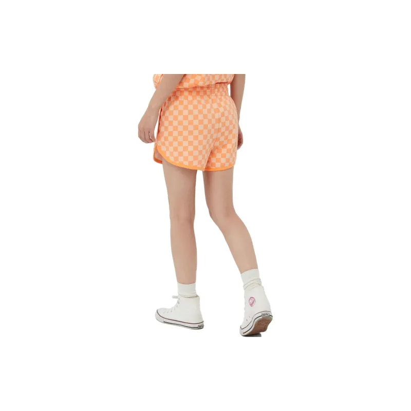 GAP Casual Shorts Women's Orange Checkerboard-1