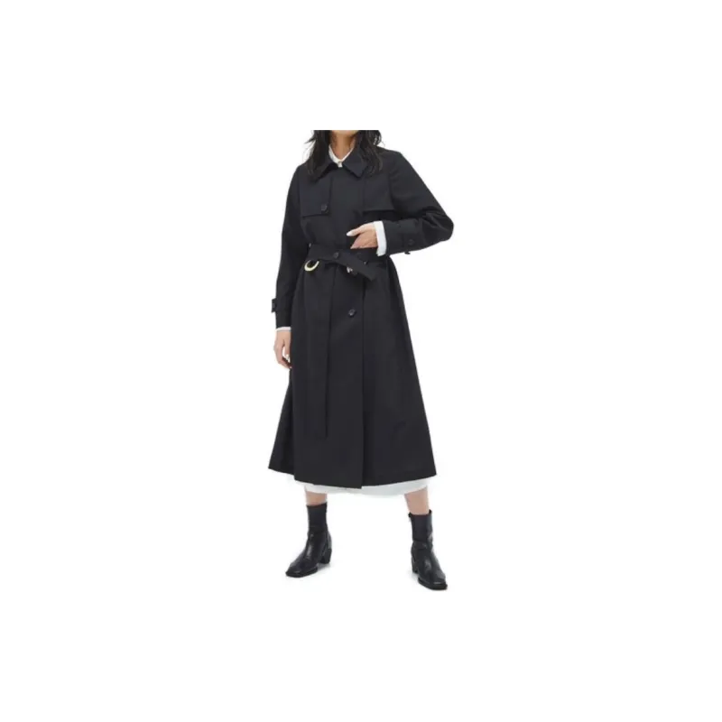 UNITED TOKYO Trench Coats Women's Black-1