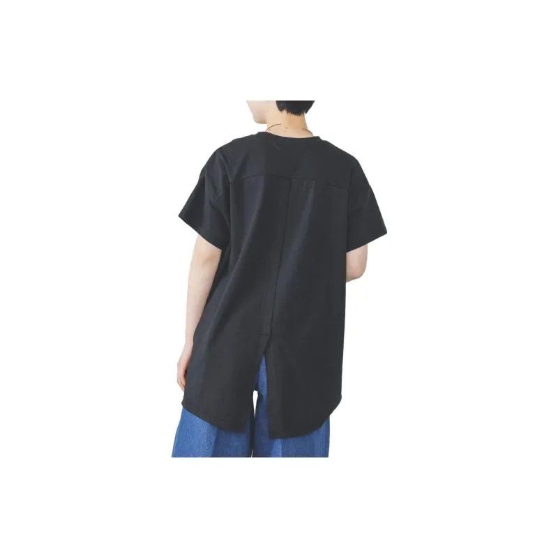 Beams T Shirts Women's Black-3