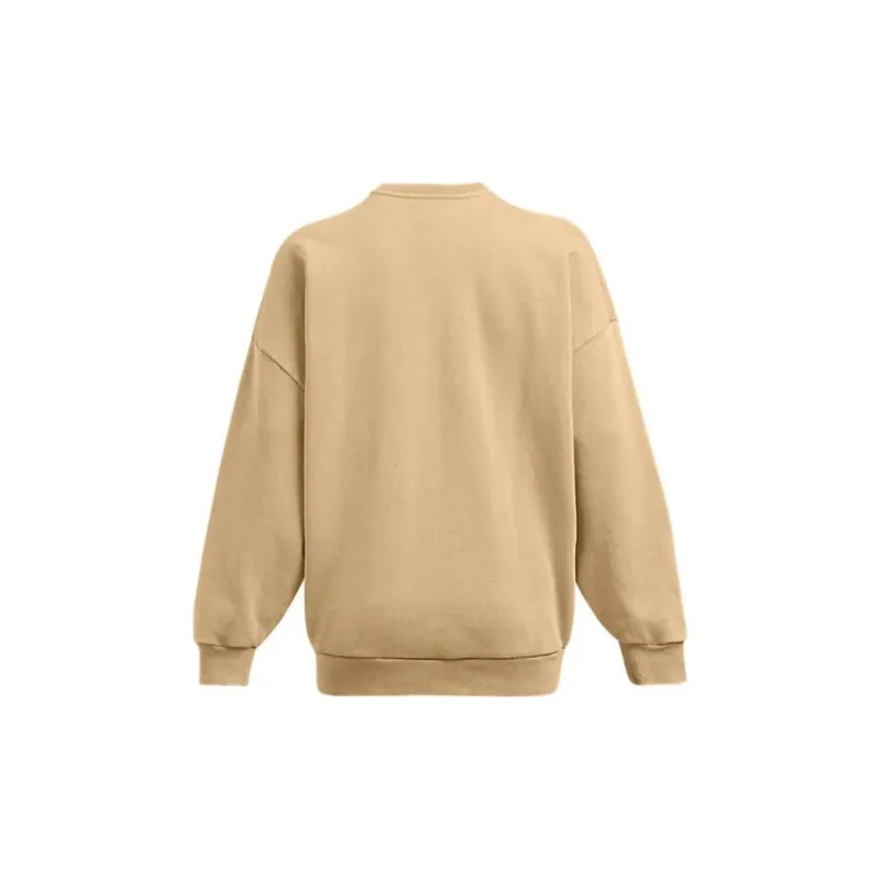Under Armour Icon FW24 Sweatshirt Women's Camel Brown-1