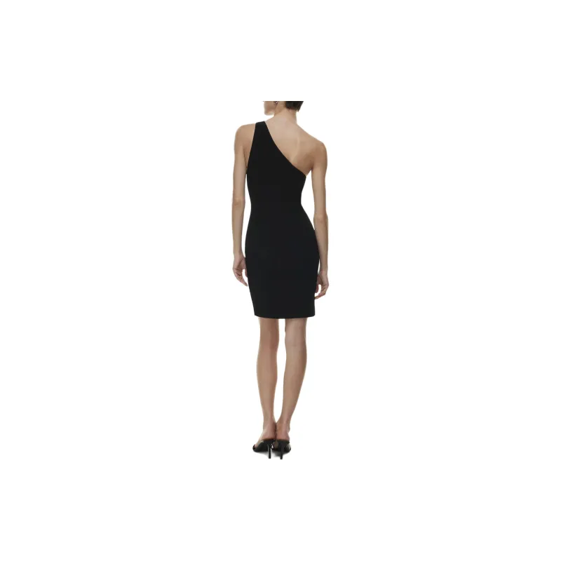 ARITZIA Babaton Sculpt Knit Seven Mini Dress Sleeveless Dress Women's Black-3