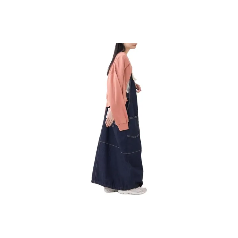 FREAK'S STORE Something × Freak's Store Vintage Gather Overall Skirt Sleeveless Dress Women's-2