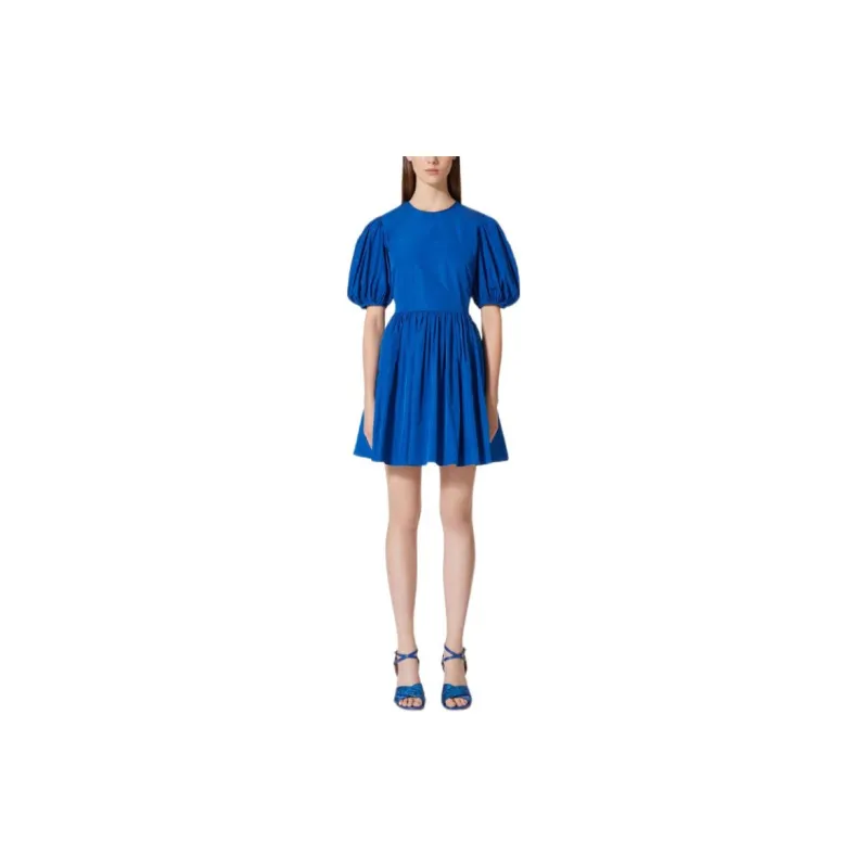 RED VALENTINO REDValentino Backless Taffeta Dress-1
