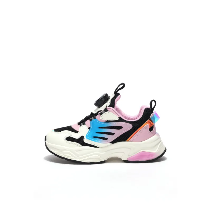 PONY Durable Breathable Kids Lifestyle Shoes Pink Black Kids'-0