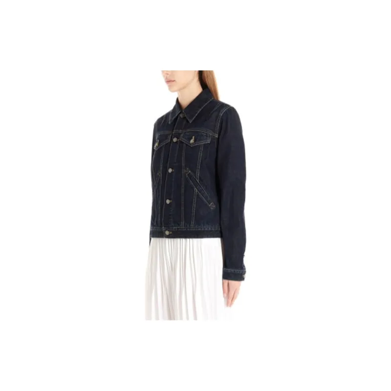 Givenchy Denim Jackets Women's Black-2