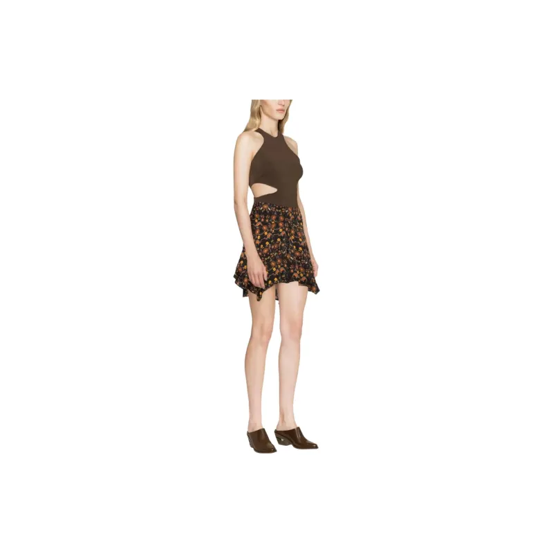 ISABEL MARANT Perrine Floral print Skirt-3
