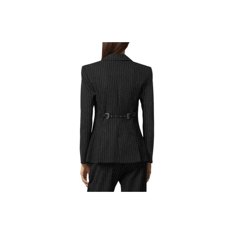 VERSACE JEANS COUTURE SS24 Business Suit Coat Women's Black-3
