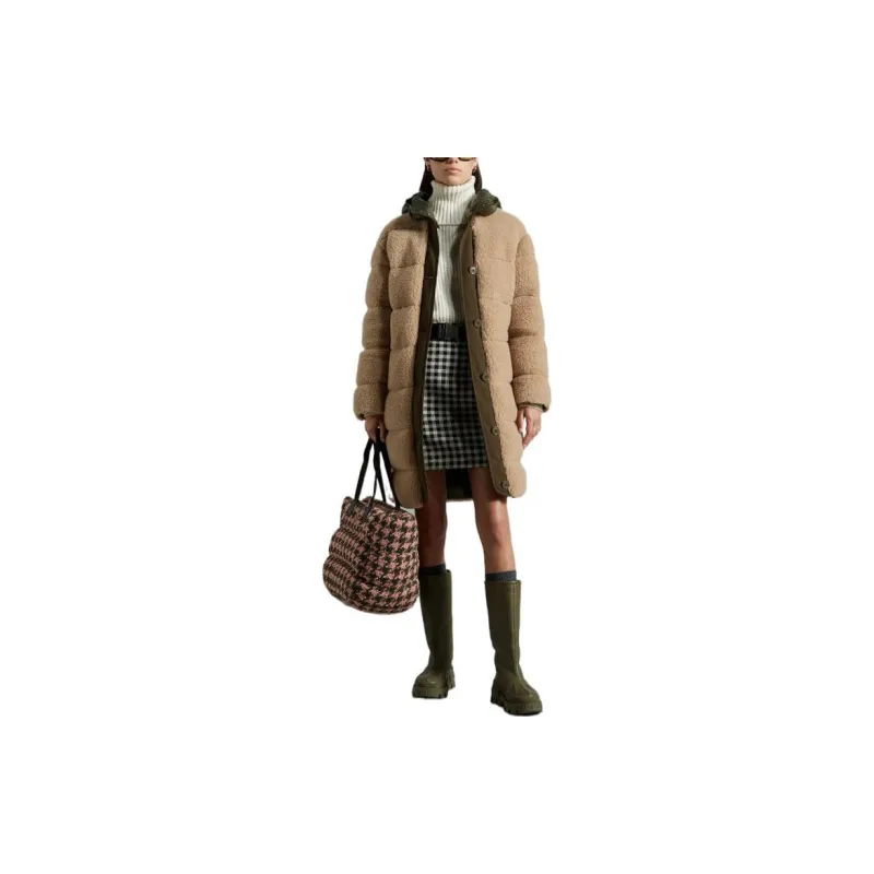Moncler FW22 Charamillion Down Jacket Women's Khaki-1