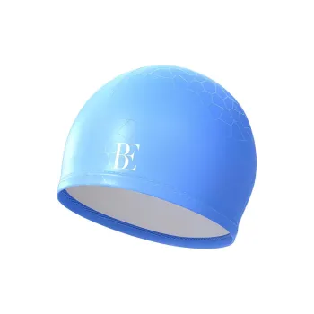 BALNEAIRE Swimming Caps Silicone, Elastane, Polyester Unisex 24x14.5cm Water Cube Blue