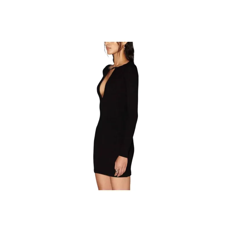 AMBUSH V neck Jersey Minidress-4