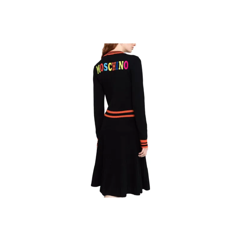 MOSCHINO Long-Sleeved Dresses Women's Black-1
