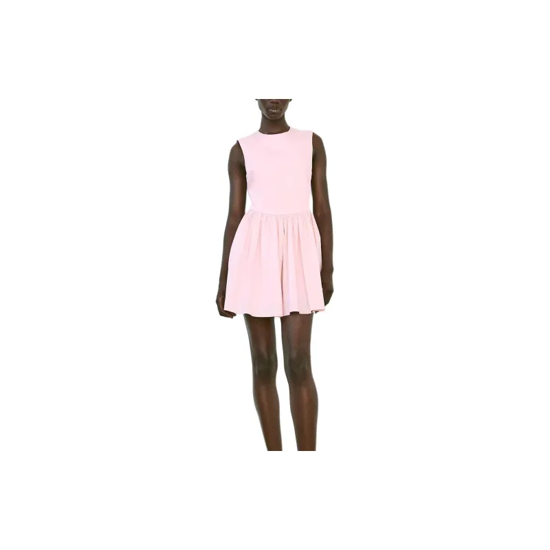 ZARA Sleeveless Dress Women's Pink-2