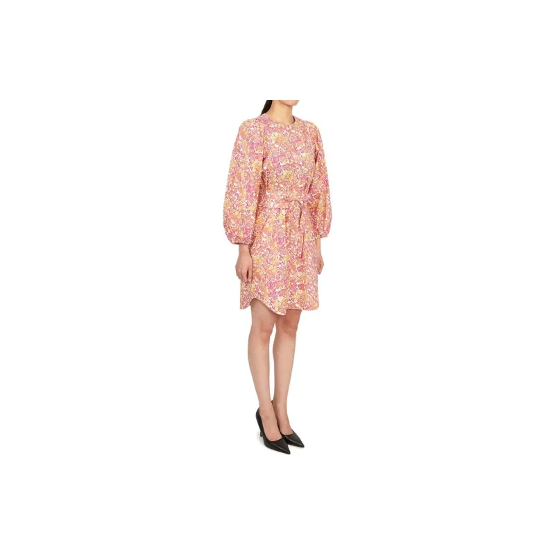 Vanessa Bruno Long Sleeved Dress Women's Multicolor-5
