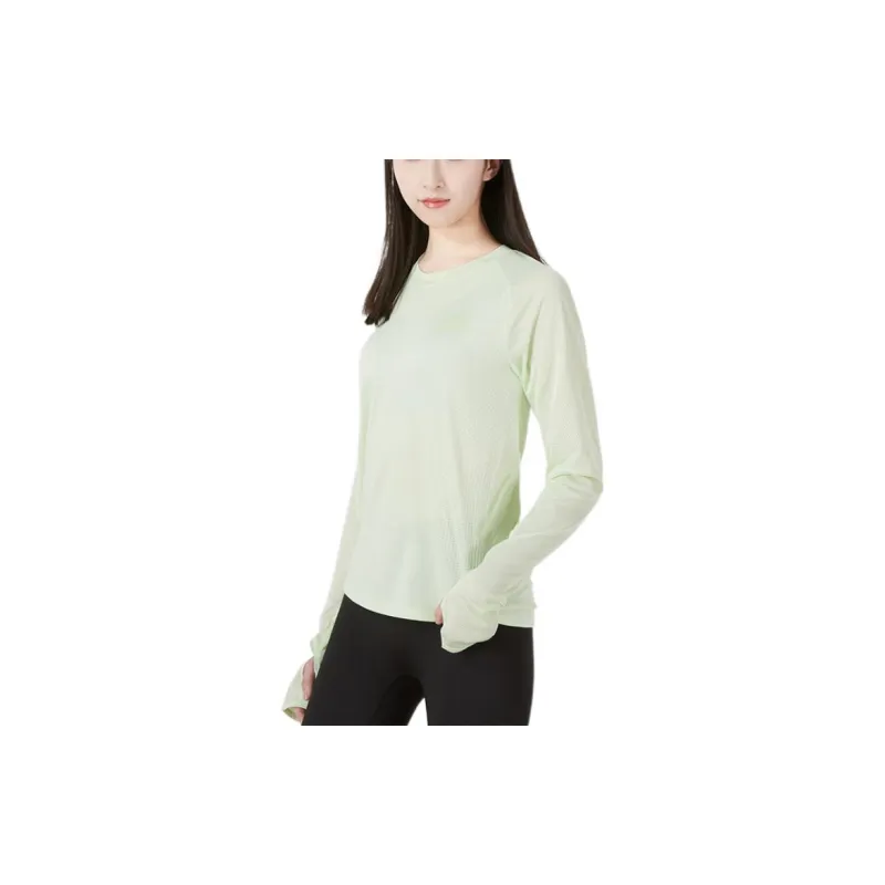 Adidas Raglan Sleeve T Shirt Women's Light Green-2