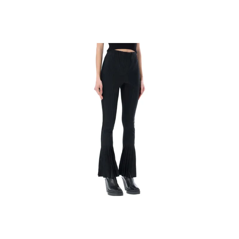 Sacai Pleated Flared Trousers-2