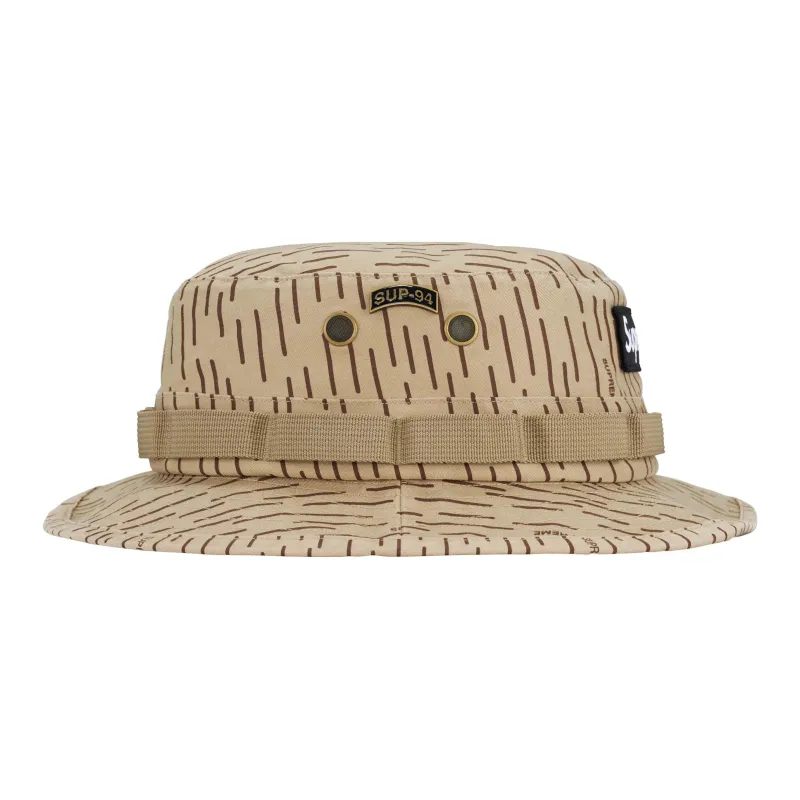Supreme Cotton Bucket Hats Unisex Brown-1