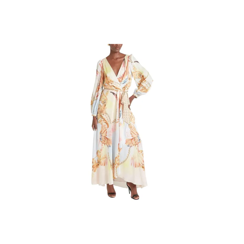 Temperley London Graphic-print Wrap Dress-2