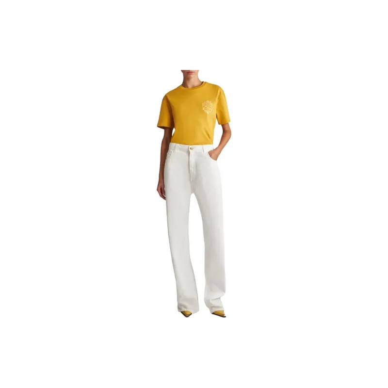 ETRO Pegaso Embroidered Low Waisted Jeans-2