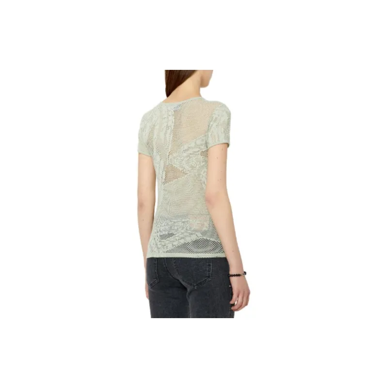 DIESEL T-Shirts Women's Light Gray-2