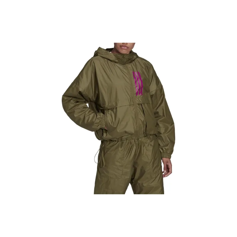 Adidas PBRDY Trench Coat Women's Green-1