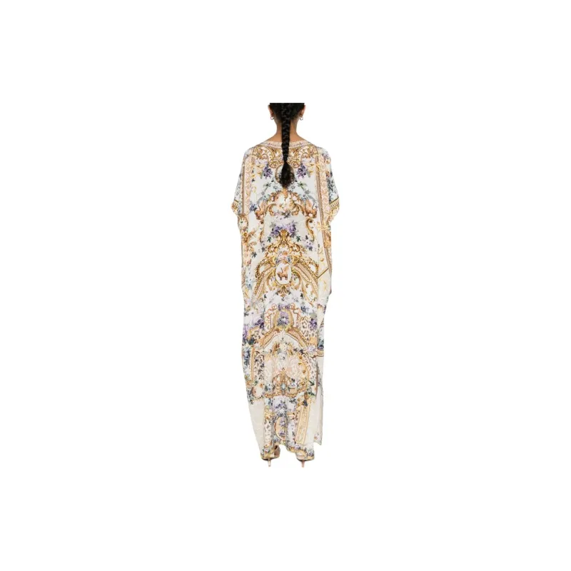 Camilla Slim Fit Kaftan W/ Split Palazzo Play Date-2