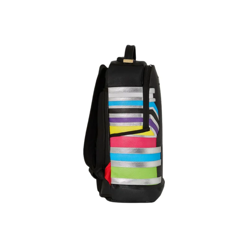 SPRAYGROUND Artificial Leather Backpack Unisex Rainbow & Black-3