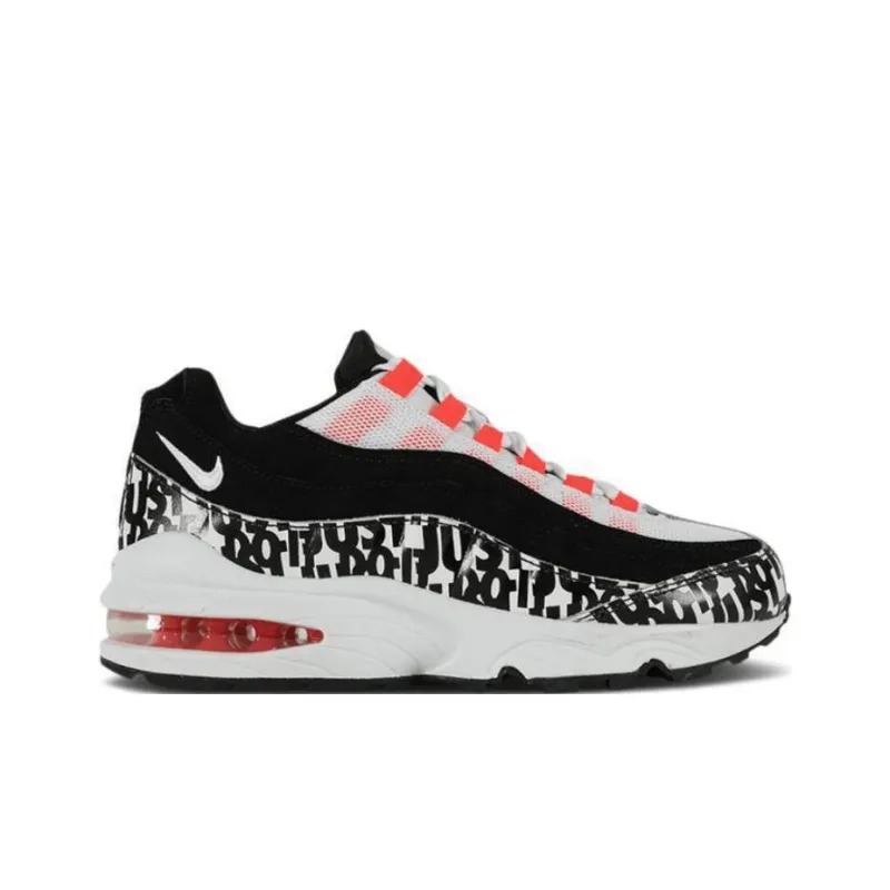 Nike Air Max 95 Print Black White Bright Crimson GS-1