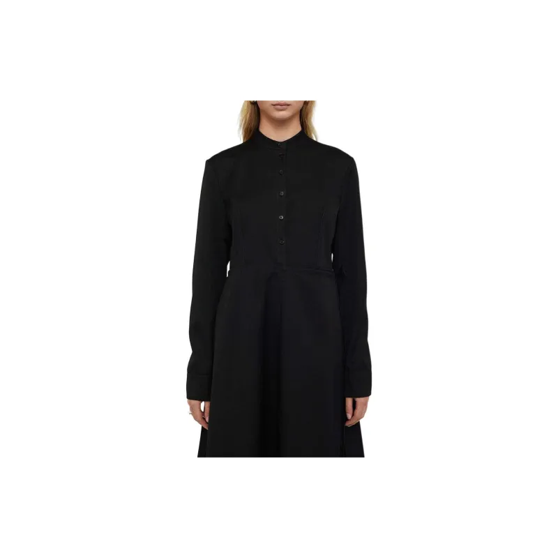 JIL SANDER Long Sleeved Dresses Women's Black-2