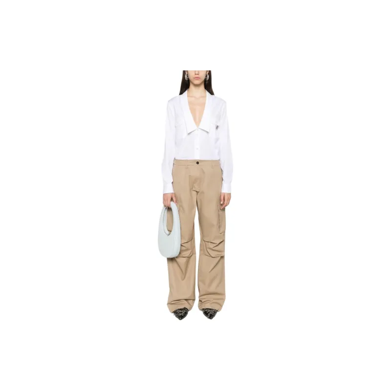 COPERNI Wide Leg Cargo Pants 'Beige'-1