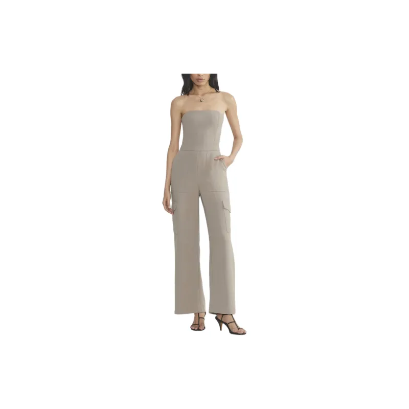 ARITZIA Wilfred Cordial Cargo Jumpsuit Jumpsuit Women's Nomad Taupe/Nomad Gray Umber-3
