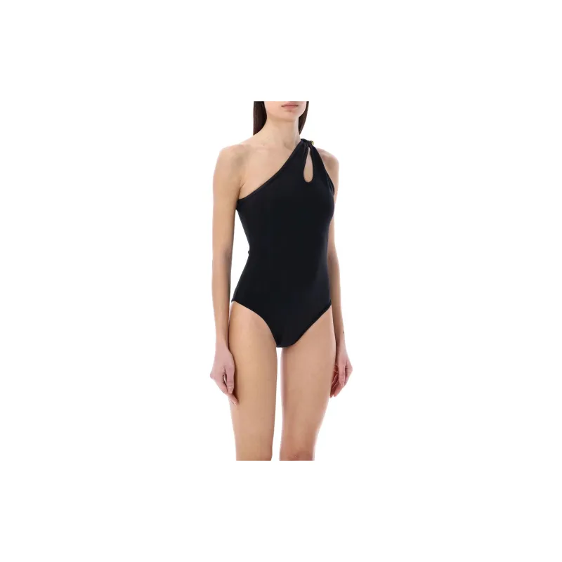 Bottega Veneta One Shoulder Cut Out Detailed Swimsuit-3