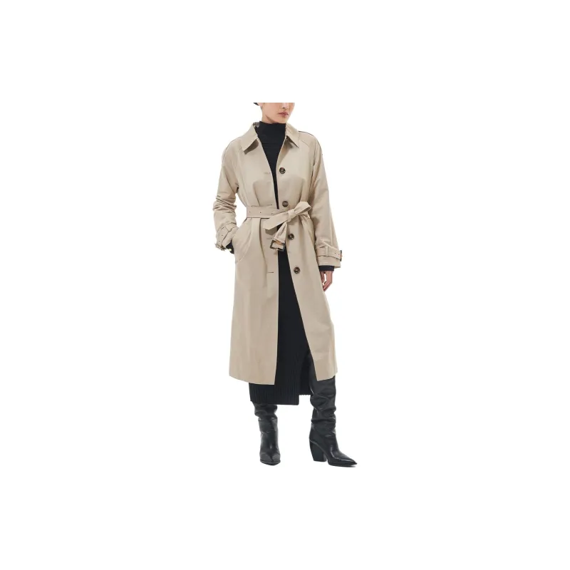 BARBOUR Marie Belted Trench Coat-1