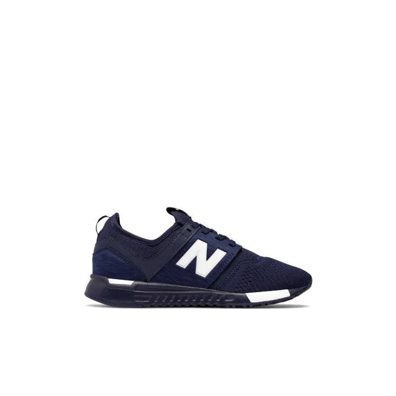 New Balance Anti Slip Wear Resistant Low Top Kids' Running Shoes Marine Blue Kids'-1