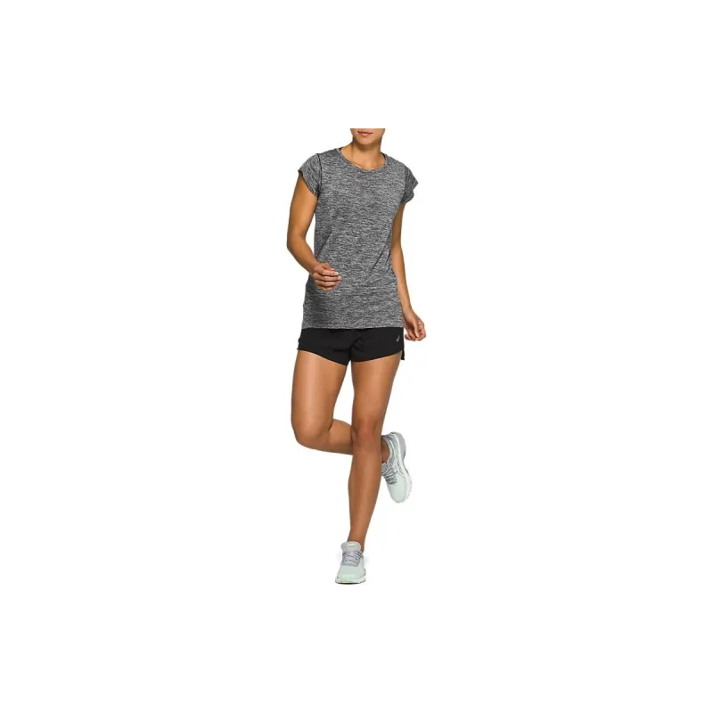 Asics Race Seamless Short Sleeve Top T Shirt Women's Gray-3