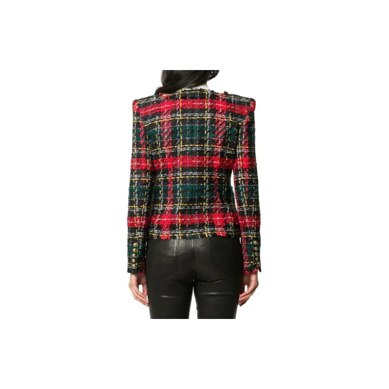 BALMAIN Jackets & Coats Women's Red-2