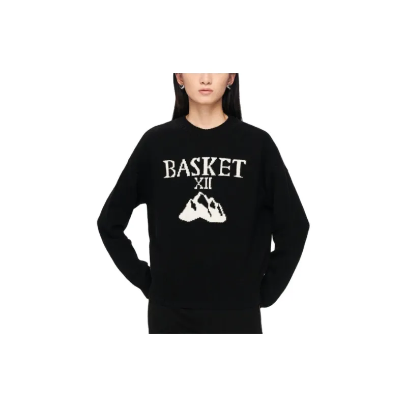 XII BASKET Knitwear Women's Black-2