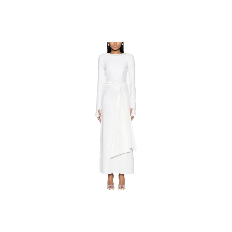 ATU BODY COUTURE Open-back Cotton Gown-1