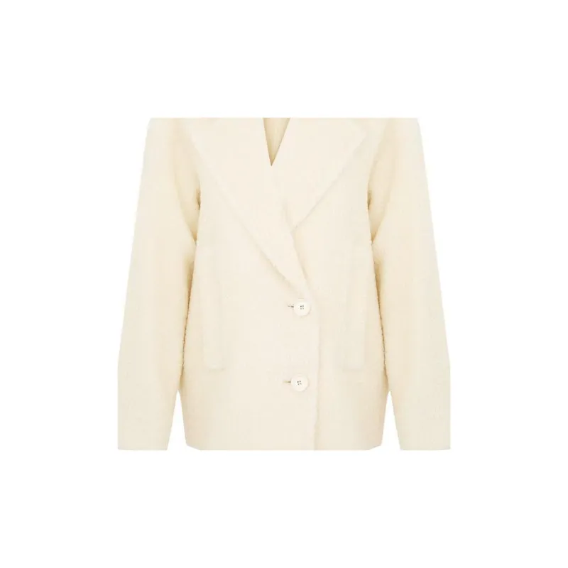 MaxMara Studio Coats Women's White-4