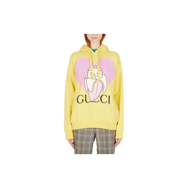 GUCCI Sweatshirt Women's Yellow-1