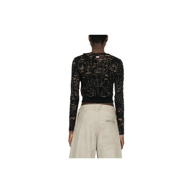 DIESEL T Simonne Dev Cut Out Cropped Top-3