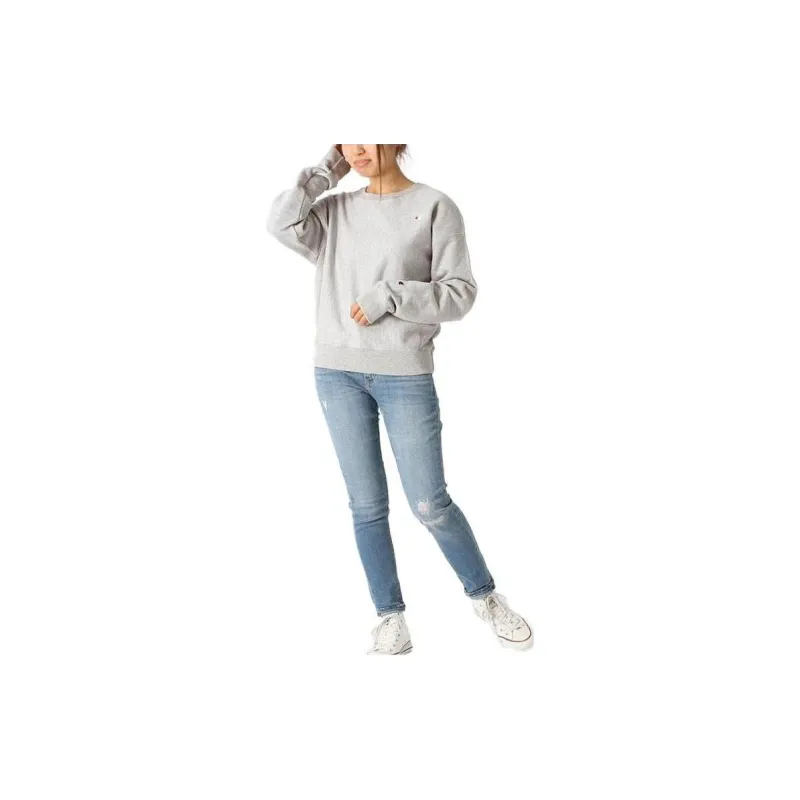 Champion Sweatshirt US Version Women's Gray-1