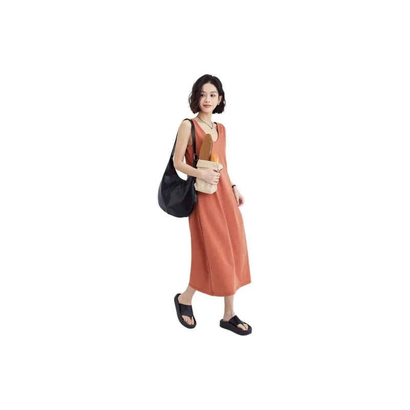 【dme】 Slip Dresses Women's Orange-3
